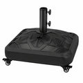 Yaheetech Befüllbarer Sonnenschirmständer mit Rollen, 38-48mm, Schneeflockenmuster, 37L