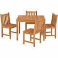 Tidyard 5-teiliges Garten-Lounge-Set mit Tisch und Stühlen, Balkon- und Terrassenmöbel