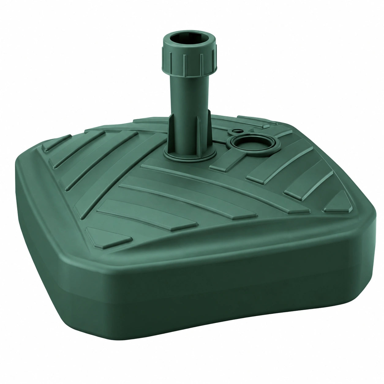 GARDENIX Befüllbarer Sonnenschirmständer Grün für Garten und Terrasse