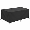 Wetterfeste Gartenmöbel-Abdeckung 220 x 55 x 85 cm mit UV-Schutz für Outdoor-Möbel