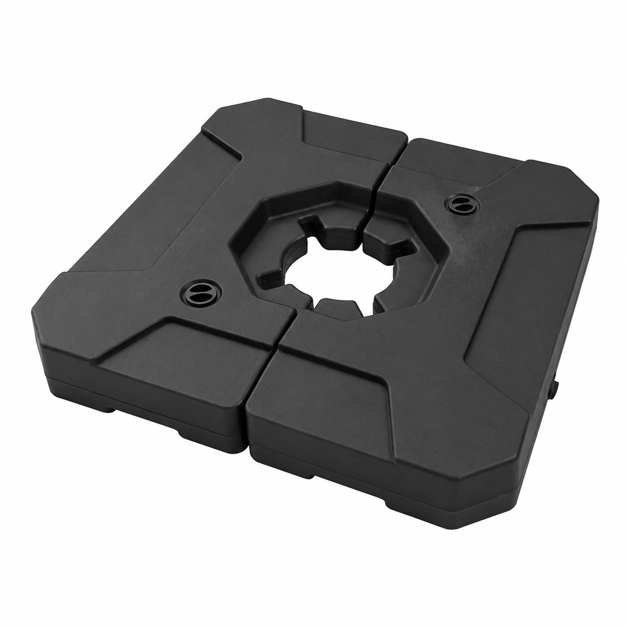 Robuster COSTWAY Ampelschirmständer, 124 kg, befüllbar, ideal für große Gartenschirme